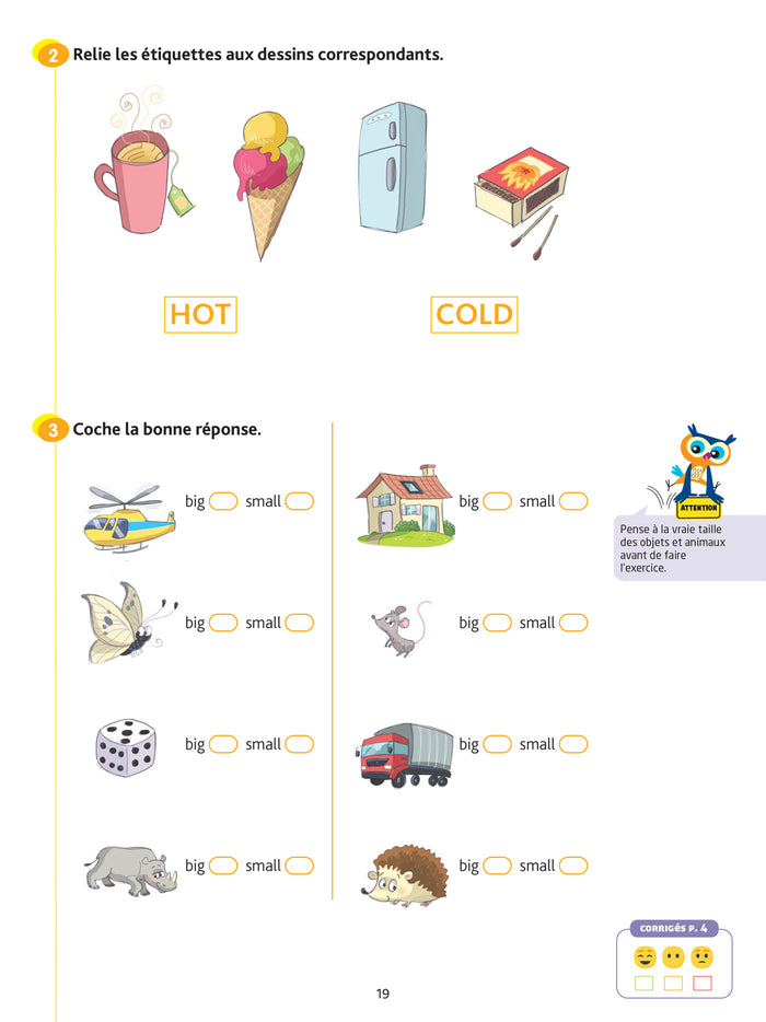 Anglais CE1 - Cahier de soutien nouveau programme