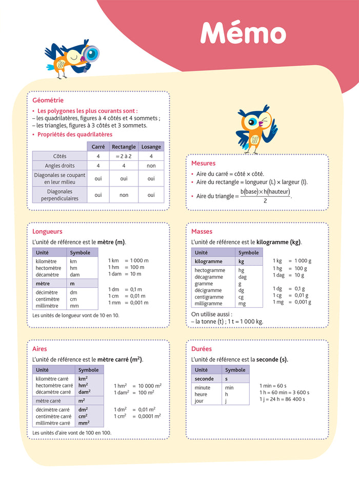 Maths CM2 - Cahier de soutien nouveau programme
