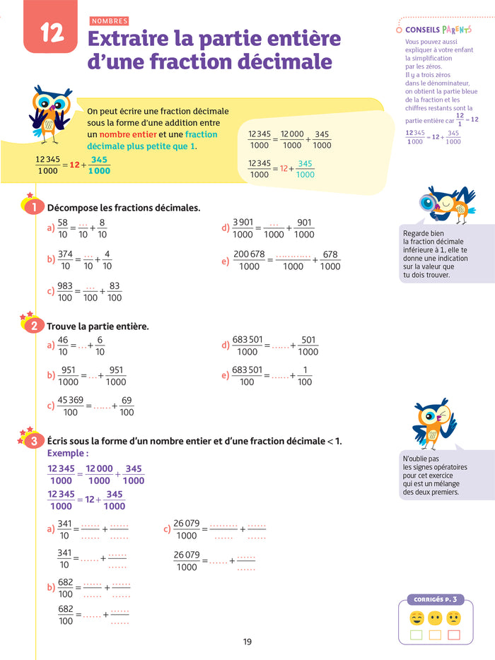 Maths CM2 - Cahier de soutien nouveau programme