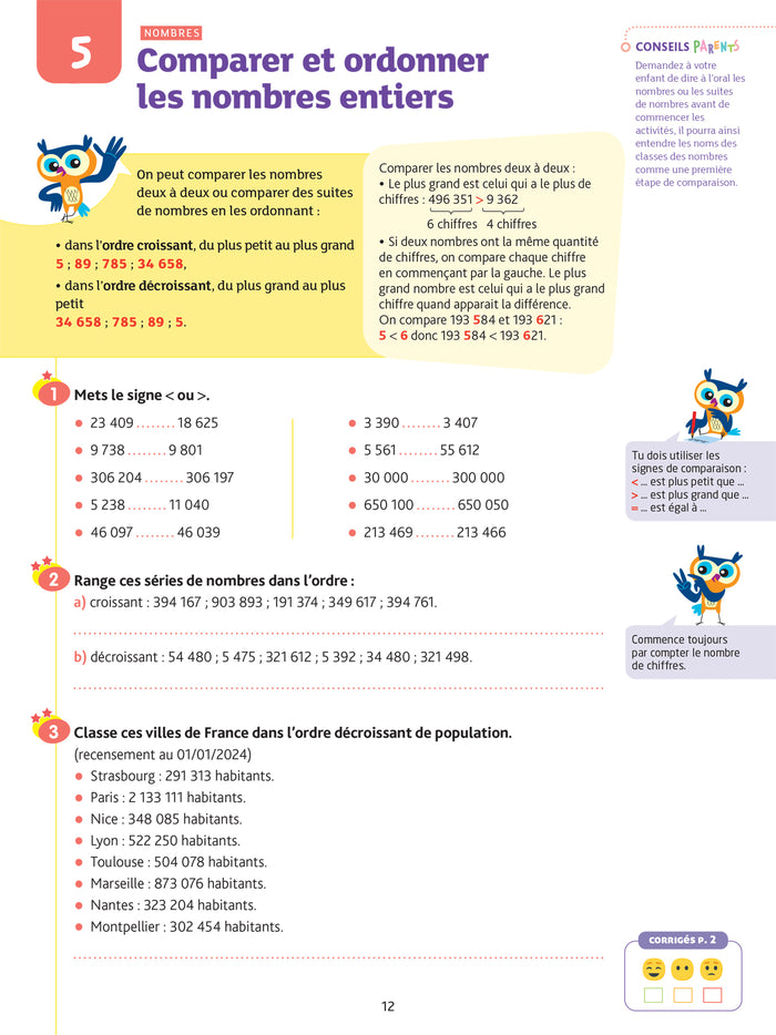 Maths CM1 - Cahier de soutien nouveau programme