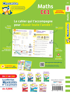 Maths CE1 - Cahier de soutien nouveau programme