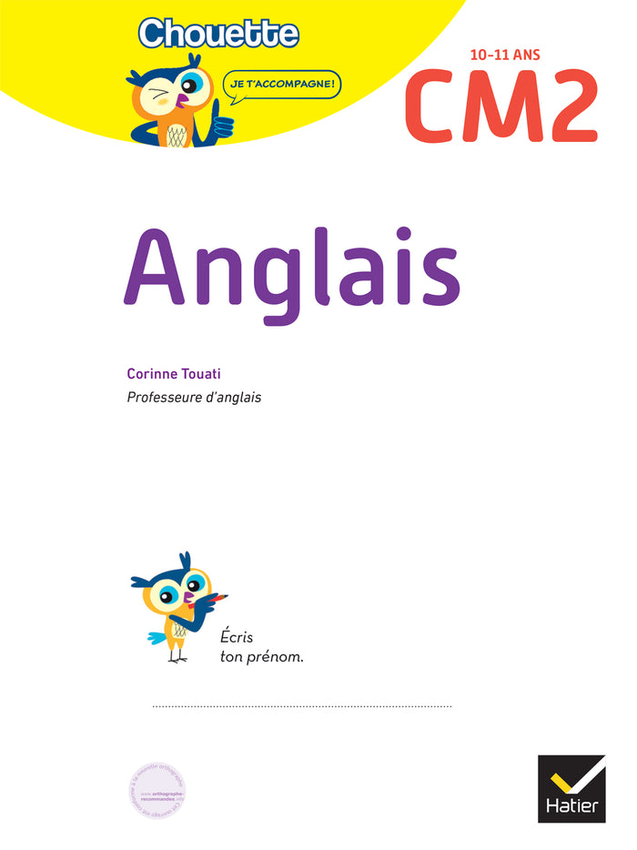 Anglais CM2 - Cahier de soutien nouveau programme