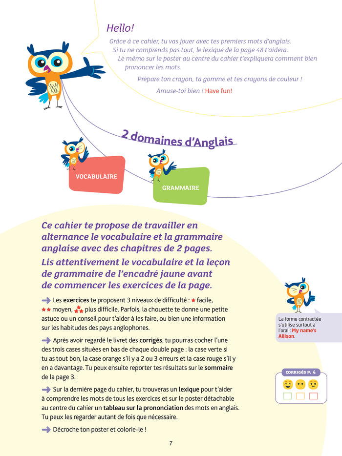 Anglais CM2 - Cahier de soutien nouveau programme