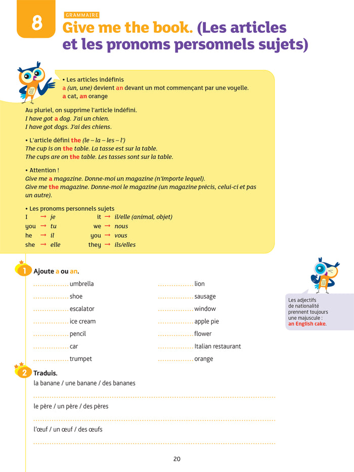 Anglais CM2 - Cahier de soutien nouveau programme