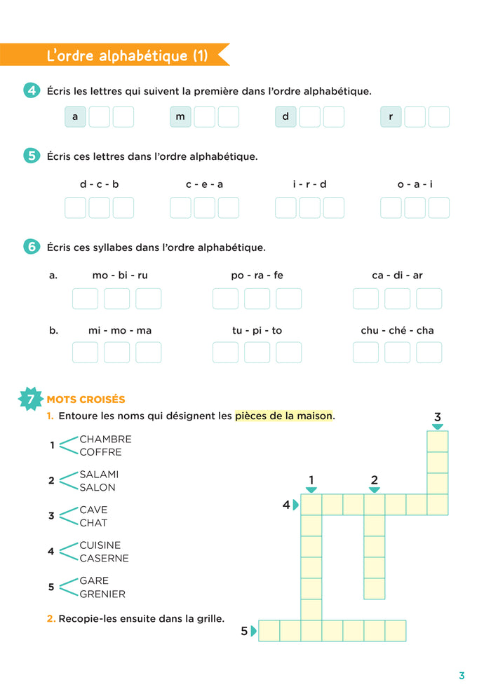 En route pour le vocabulaire ! CE1