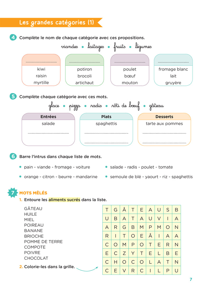 En route pour le vocabulaire ! CE1