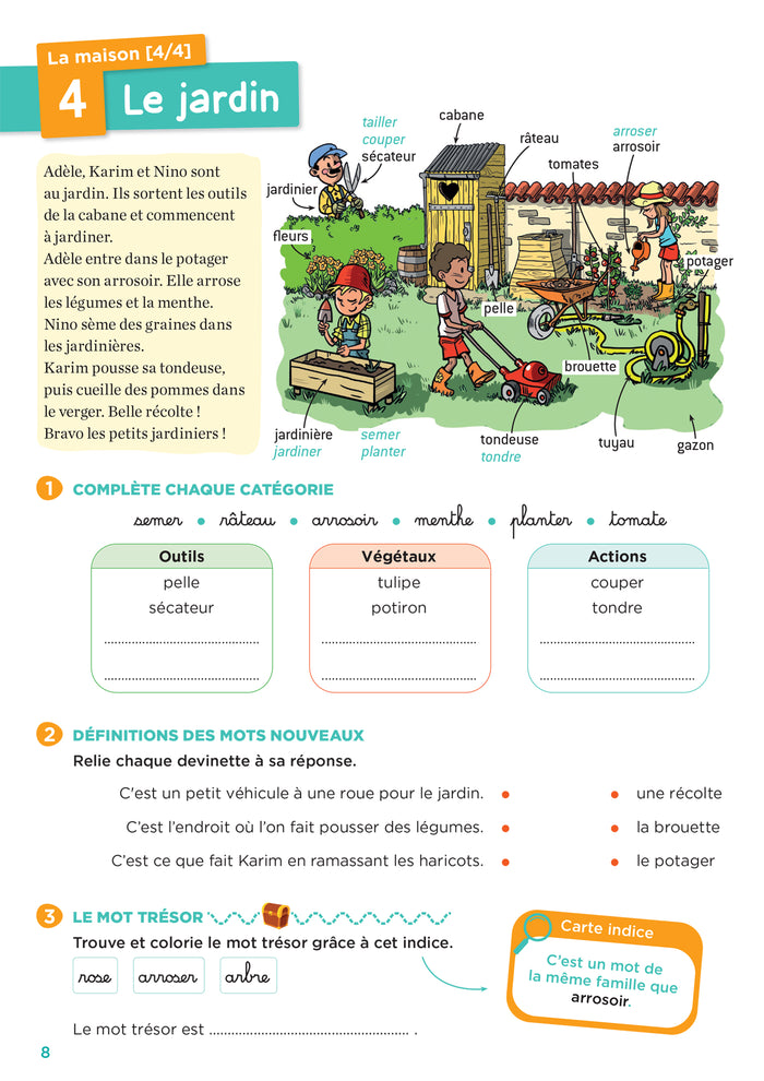 En route pour le vocabulaire ! CE1