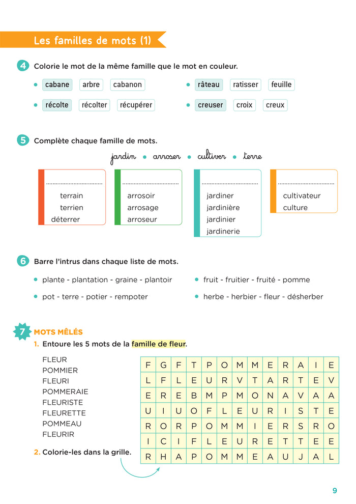 En route pour le vocabulaire ! CE1