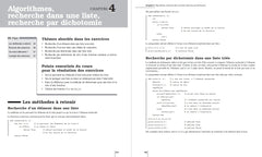 Informatique avec Python - Méthodes et exercices