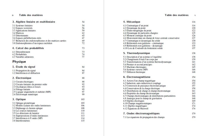 Formulaire MPSI-MP2I-MP-MPI - 9e éd.