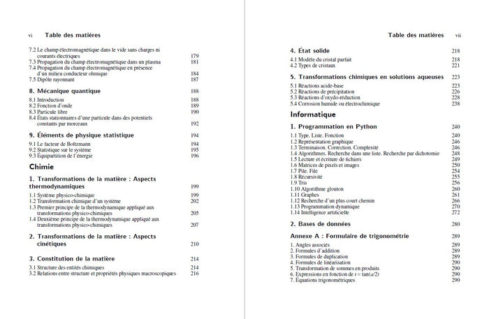 Formulaire MPSI-MP2I-MP-MPI - 9e éd.