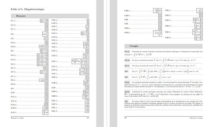 Cahier d'entrainement en physique-chimie MP-MPI