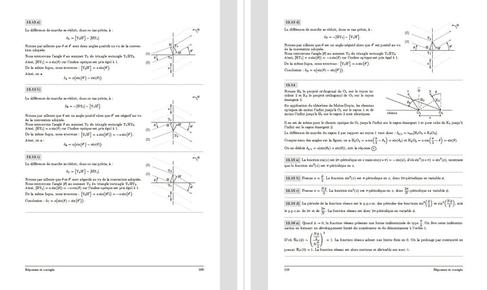 Cahier d'entrainement en physique-chimie MP-MPI