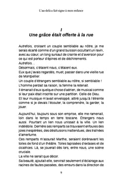 L'au-delà a fait signe à mon enfance