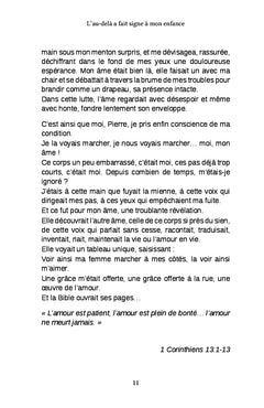 L'au-delà a fait signe à mon enfance