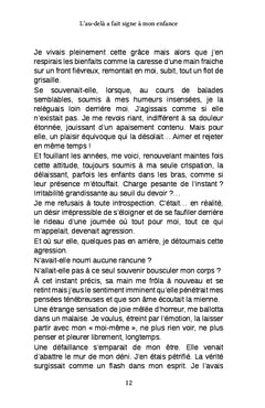 L'au-delà a fait signe à mon enfance