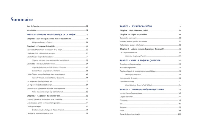 Shojin La cuisine des temples