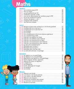 Français et Maths CE1 - Nouveau programme - Cahier de soutien avec des vidéos