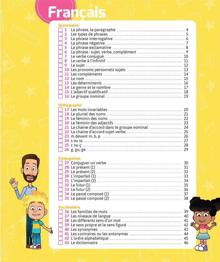 Français et Maths CE2 - Nouveau programme - Cahier de soutien avec des vidéos