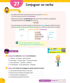 Français et Maths CE2 - Nouveau programme - Cahier de soutien avec des vidéos