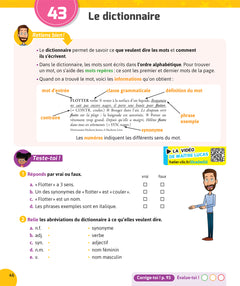 Français et Maths CE2 - Nouveau programme - Cahier de soutien avec des vidéos