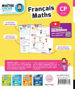 Français et Maths CP - Nouveau programme - Cahier de soutien avec des vidéos