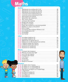 Français et Maths CP - Nouveau programme - Cahier de soutien avec des vidéos