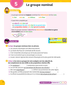 Français et Maths CM2 - Nouveau programme - Cahier de soutien avec des vidéos