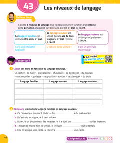 Français et Maths CM2 - Nouveau programme - Cahier de soutien avec des vidéos