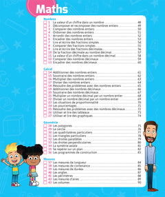 Français et Maths CM2 - Nouveau programme - Cahier de soutien avec des vidéos