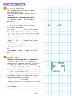Résolution de problèmes CM2 - Cahier de soutien nouveau programme