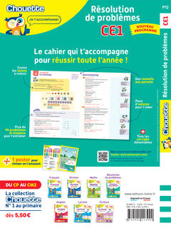 Résolution de problèmes CE1 - Cahier de soutien nouveau programme