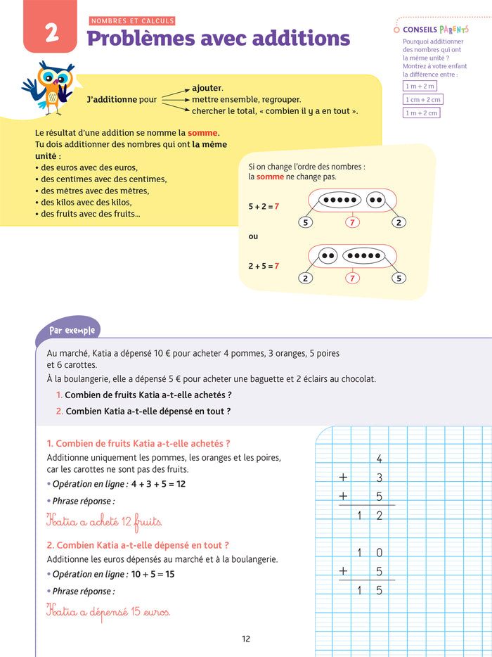 Résolution de problèmes CE1 - Cahier de soutien nouveau programme