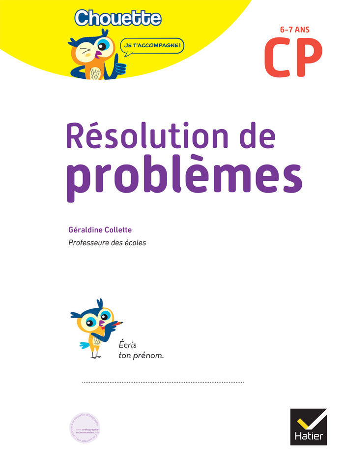Résolution de problèmes CP - Cahier de soutien nouveau programme