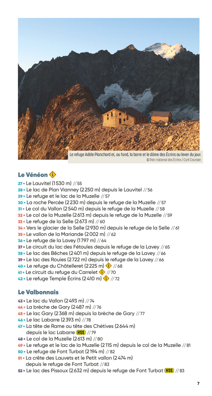 Écrins, les plus belles balades et randonnées