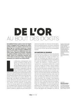 L'Alpe 109 - Artisans et métiers d'art