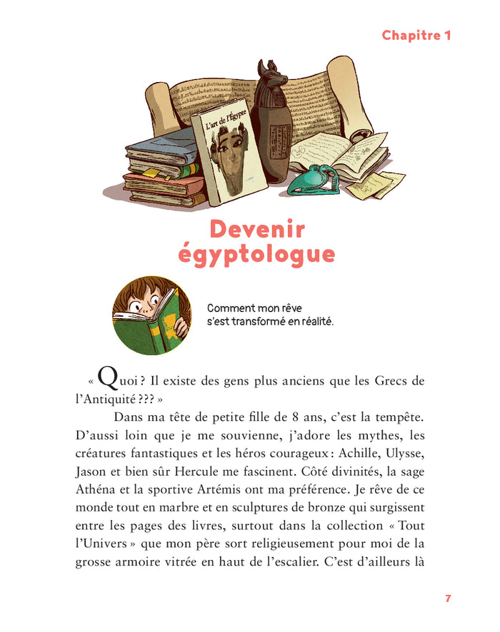 Carnet de science Mes histoires incroyables sur l'égyptologie