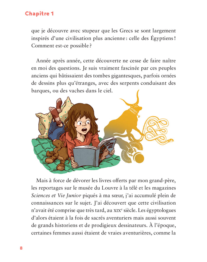 Carnet de science Mes histoires incroyables sur l'égyptologie