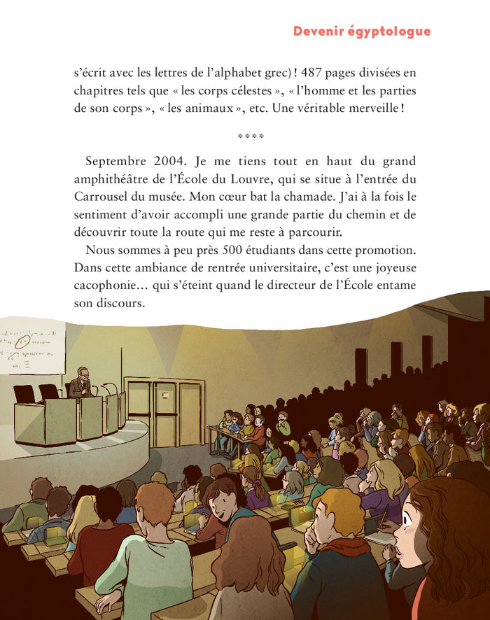 Carnet de science Mes histoires incroyables sur l'égyptologie