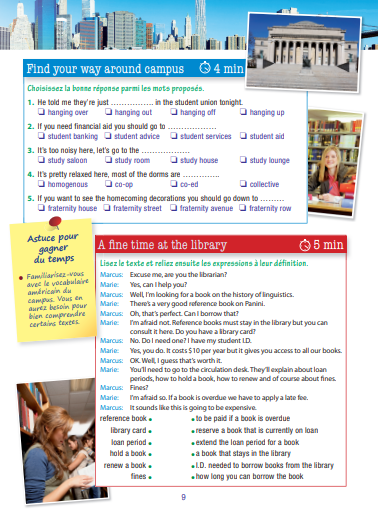 Harrap's Cahier de vacances spécial TOEFL