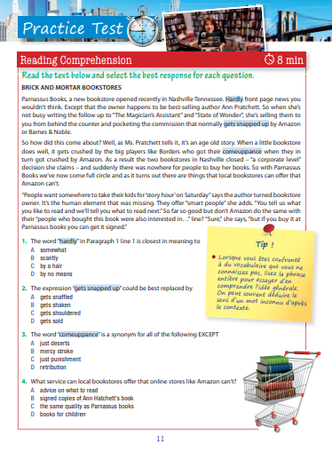 Harrap's Cahier de vacances spécial TOEFL