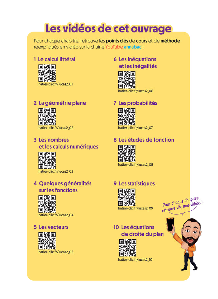Réussir en maths 2de avec Lucas - C'est simple !