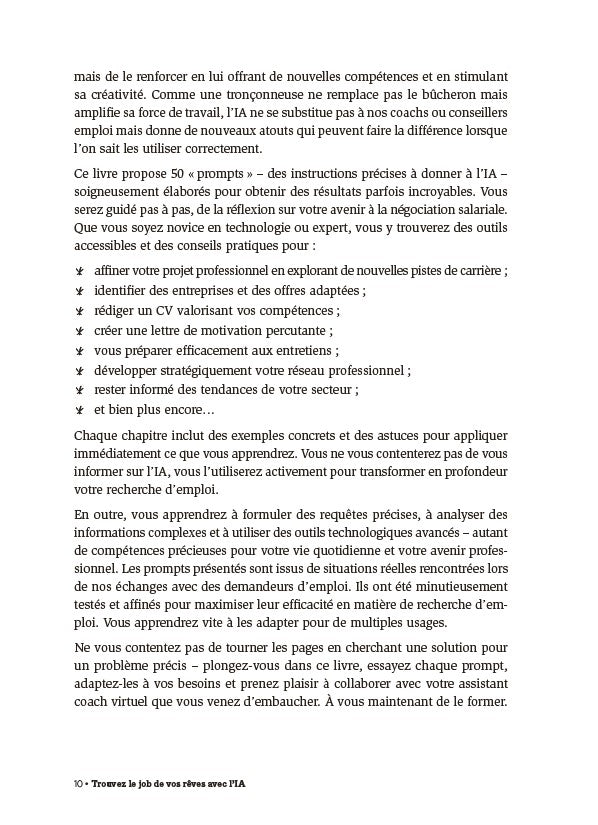50 prompts pour trouver l'emploi de vos rêves