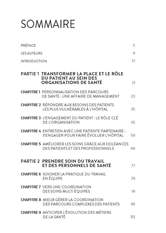 Management des organisations de santé