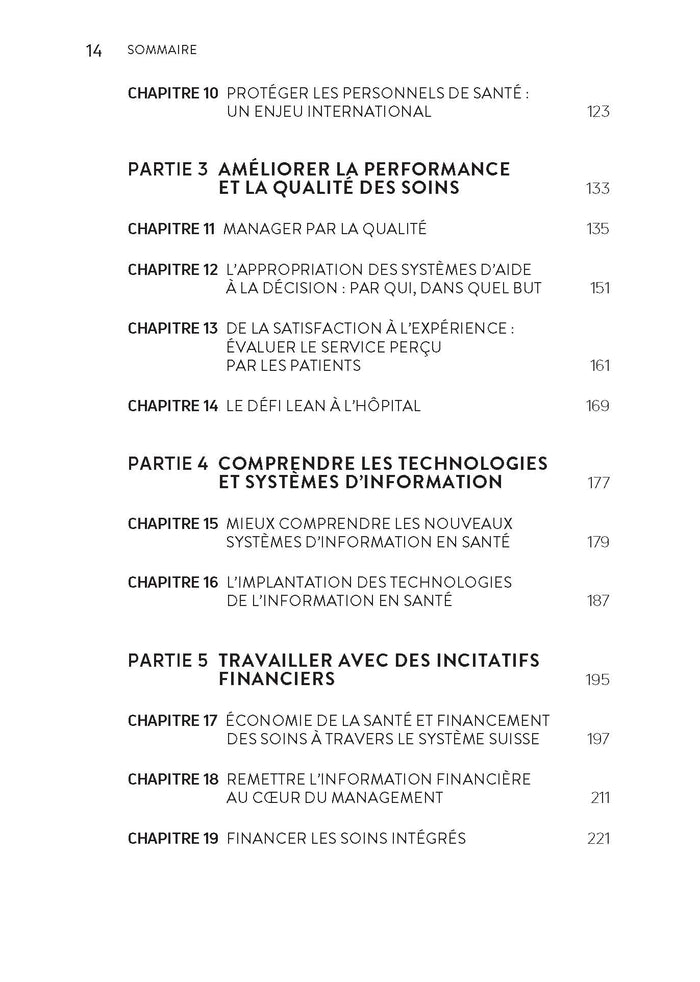 Management des organisations de santé