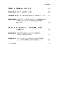 Management des organisations de santé