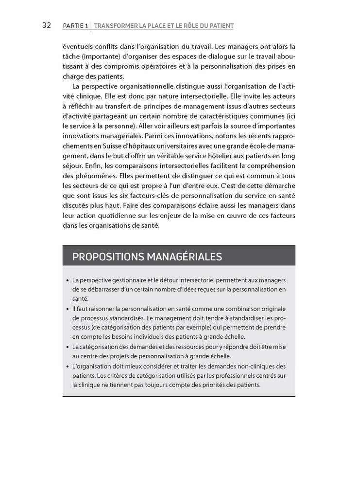 Management des organisations de santé