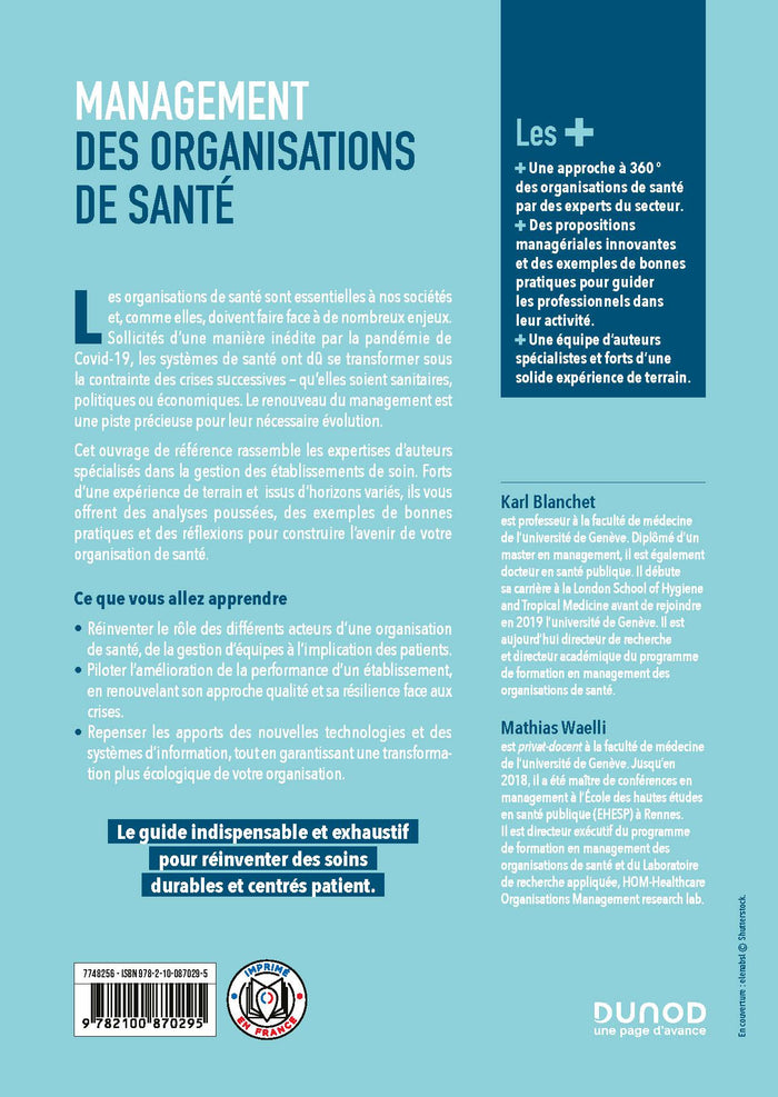 Management des organisations de santé