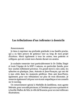 Les Tribulations d'un infirmier à domicile