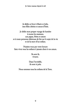Je t'aime maman depuis le ciel